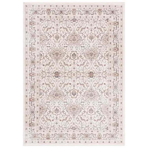 Safavieh 9 x 12 ft. Harlow Transitional Power Loomed Rectangle Rug Ivory Grey & Rust HAR107A-9 - main